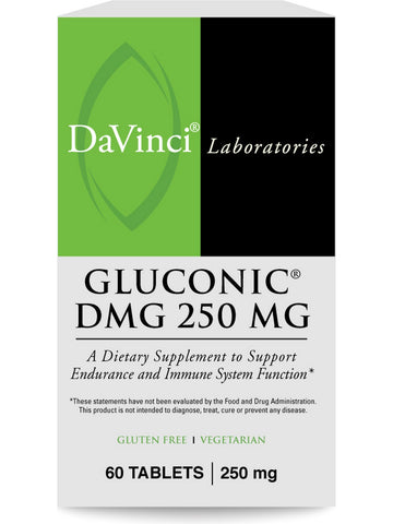 DaVinci Laboratories of Vermont, Gluconic® DMG 250 MG, 60 Chewable Tablets