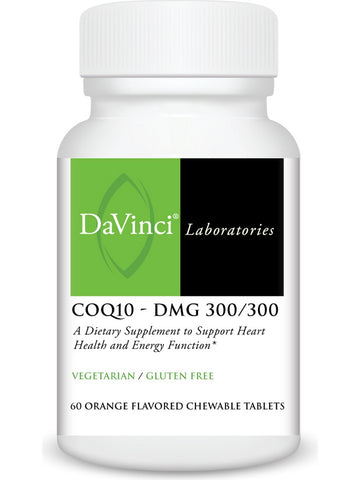 DaVinci Laboratories of Vermont, CoQ10 - DMG 300/300, 60 Chewable Tablets
