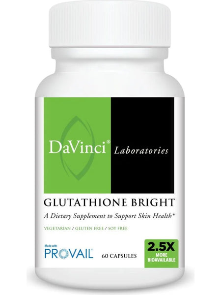 DaVinci Laboratories, Glutathione Bright, 60 Capsules