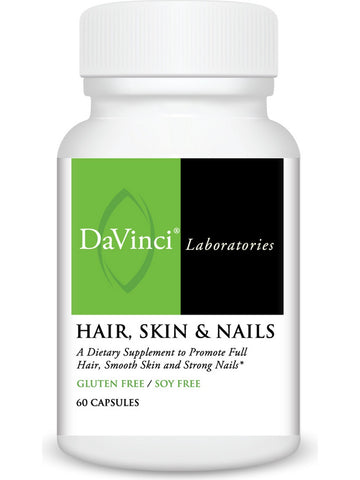 DaVinci Laboratories of Vermont, Hair Skin & Nails, 60 Capsules