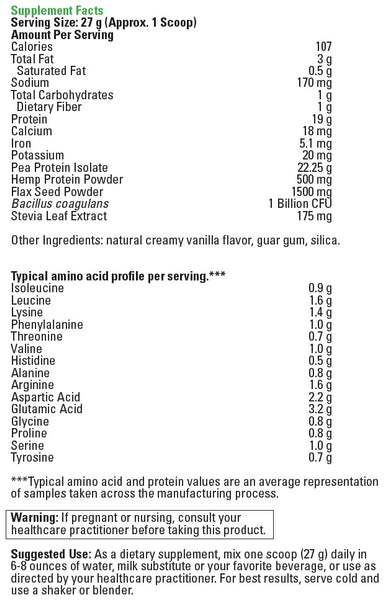 DaVinci Laboratories, Vegan Protein-Vanilla, 405 gms