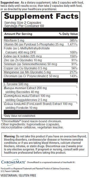 DaVinci Laboratories, Thyroid Basics™, 120 Capsules