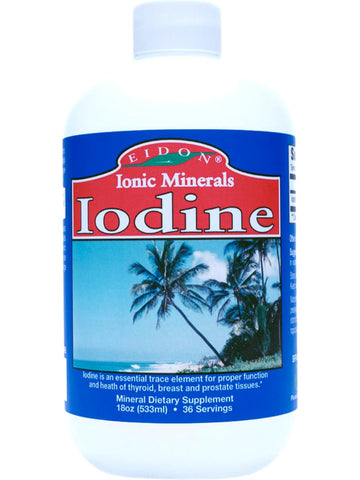 Eidon Ionic Minerals, Iodine, 18 oz (533 ml)