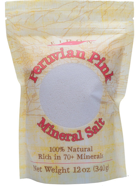 Eidon Ionic Minerals, Peruvian Pink Salt, 12 oz (340g)