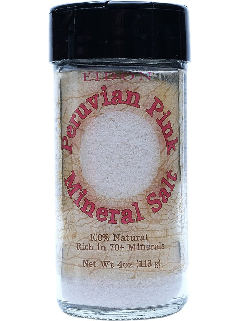 Eidon Ionic Minerals, Peruvian Pink Salt, 4 oz (113g)
