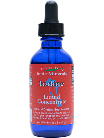 Eidon Ionic Minerals, Iodine, Liquid Concentrate, 2 oz (60ml)