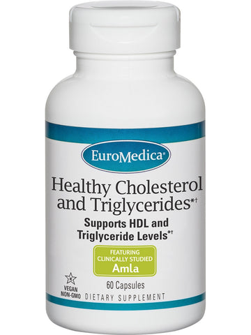 EuroMedica, Healthy Cholesterol and Triglycerides, 60 Capsules