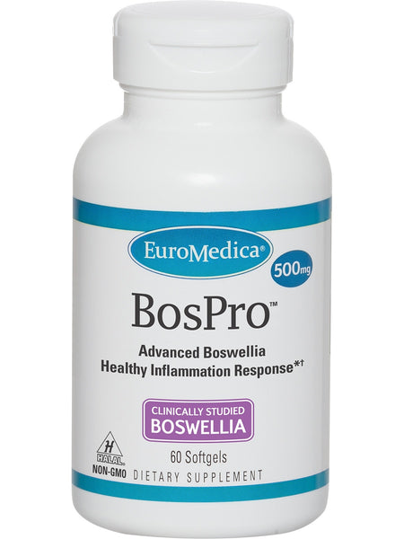 EuroMedica, BosPro, 500 mg, 60 Capsules