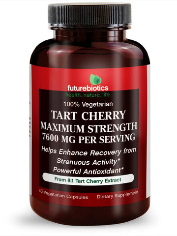 Futurebiotics, Tart Cherry Maximum Strength, 7600 mg, 60 Vegetarian Capsules