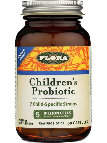 Flora, Children's Probiotic, 5 Billion Cells, 60 Capsules