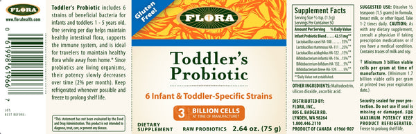 Flora, Toddler's Probiotic, 3 Billion Cells, 2.64 oz