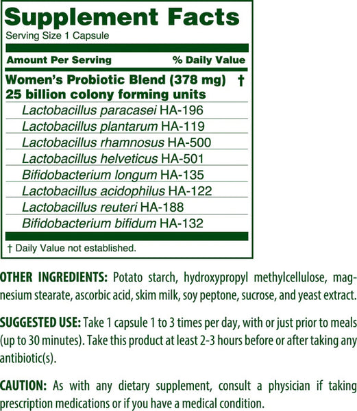 Flora, Women's Care Probiotic, 30 Vegetarian Capsules