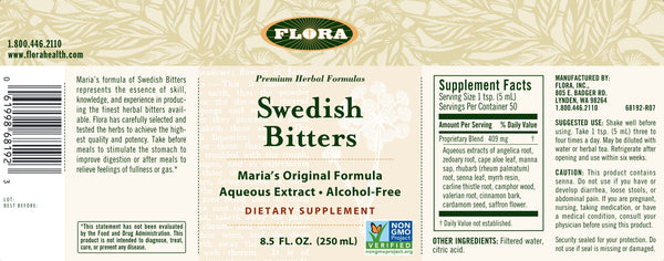 Flora, Swedish Bitters, 8.5 fl oz