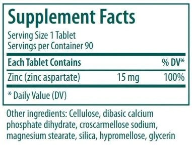 Genestra, Zinc Dietary Supplement, 90 Tablets