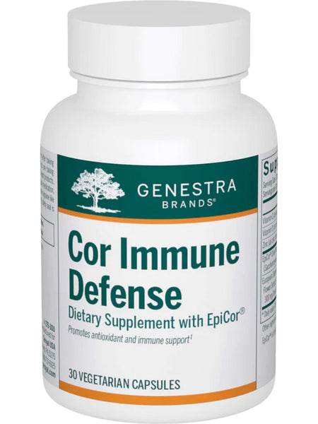 Genestra, Cor Defense Dietary Supplement with EpiCor, 30 Vegetarian Capsules