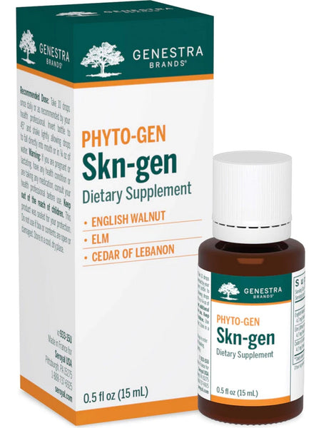 Genestra, PHYTO-GEN Skn-gen Dietary Supplement, 0.5 fl oz