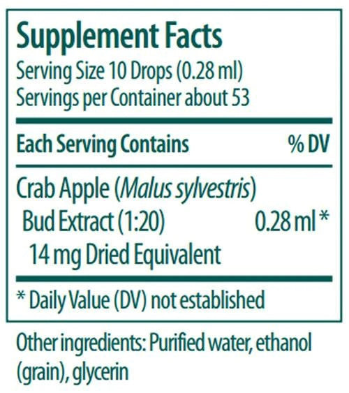 Genestra, Crab Apple Bud Dietary Supplement, 0.5 fl oz
