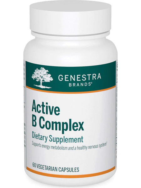 Genestra, Active B Complex Dietary Supplement, 60 Vegetarian Capsules