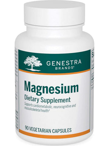 Genestra, Magnesium Dietary Supplement, 90 Vegetarian Capsules