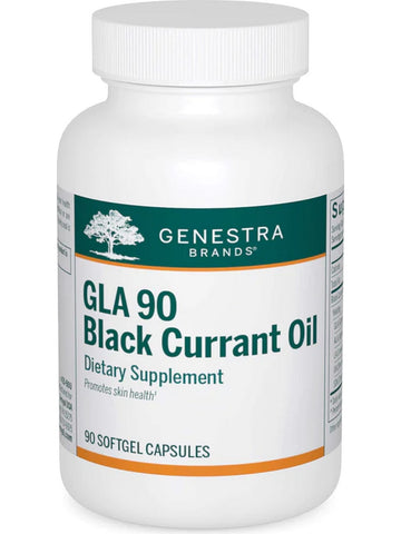 Genestra, GLA 90 Black Currant Oil Dietary Supplement, 90 Softgel Capsules