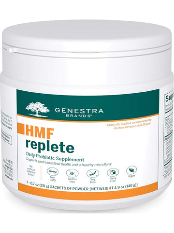 Genestra, HMF replete Daily Probiotic Supplement, 7-0.7 oz Sachets of Powder