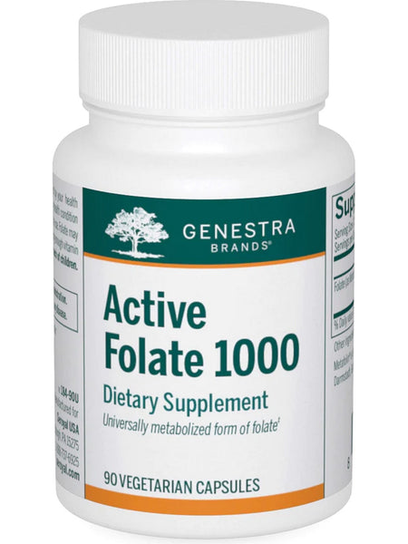 Genestra, Active Folate 1000 Dietary Supplement, 90 Vegetarian Capsules