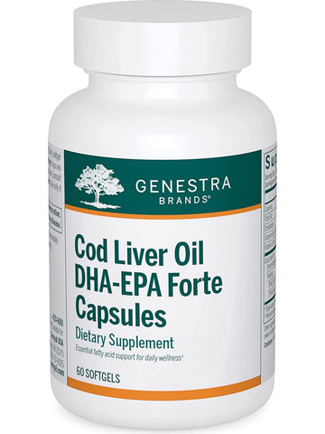 Genestra, Cod Liver Oil DHA-EPA Forte Capsules, 60 Softgels