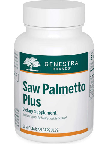 Genestra, Saw Palmetto Plus Dietary Supplement, 60 Vegetarian Capsules