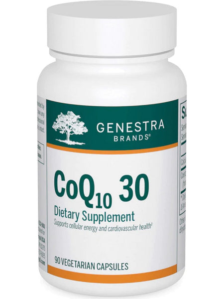 Genestra, CoQ10 30 Dietary Supplement, 90 Vegetarian Capsules