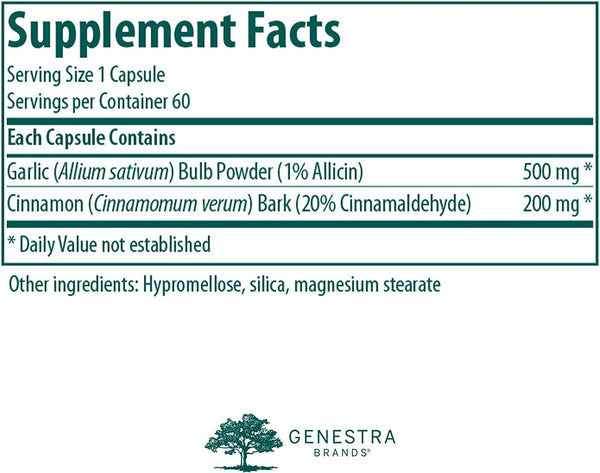 Genestra, Allisyn Dietary Supplement, 60 Vegetarian Capsules
