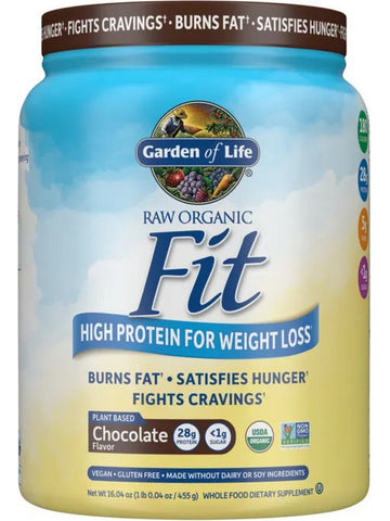 Garden of Life, Raw Organics, Fit High Protein for Weight Loss, Chocolate, 32.09 oz