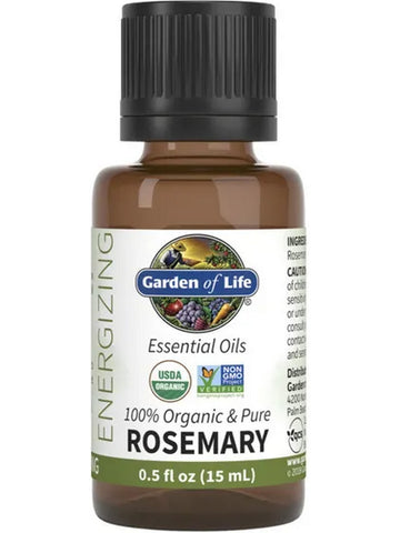 Garden of Life, Rosemary Essential Oil Organic, 0.5 fl oz