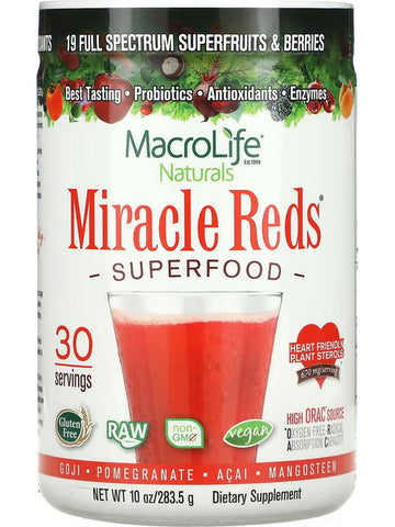 MacroLife Naturals, Miracle Reds Superfood, 10 oz