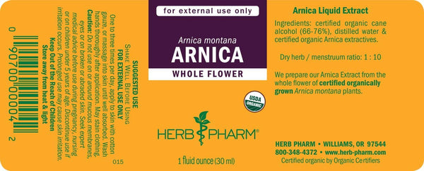 Herb Pharm, Arnica, 4 fl oz