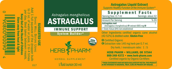 Herb Pharm, Astragalus, 1 fl oz