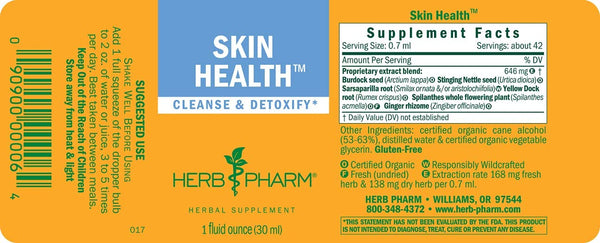 Herb Pharm, Skin Health, 1 fl oz