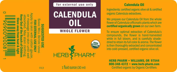 Herb Pharm, Calendula Oil, 1 fl oz