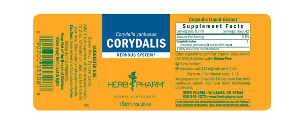 Herb Pharm, Corydalis, 4 fl oz
