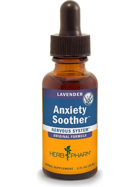 Herb Pharm, Anxiety Soother: Original Lavender, 1 fl oz