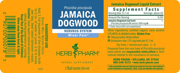 Herb Pharm, Jamaica Dogwood, 1 fl oz