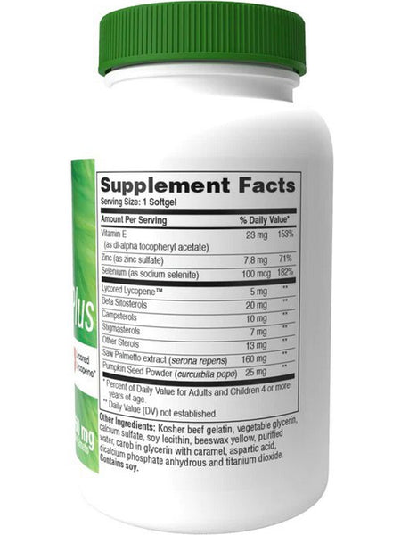 Health Thru Nutrition, Prostate Plus Complex with Saw Palmetto and Lycored Lycopene, 60 Softgels