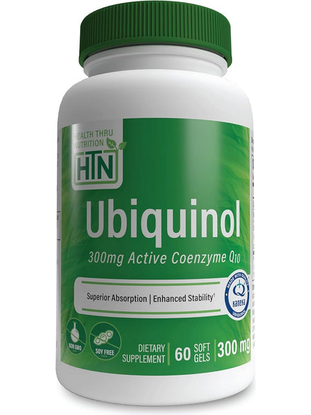 Health Thru Nutrition, Ubiquinol CoQ10 300 mg, 60 Softgels