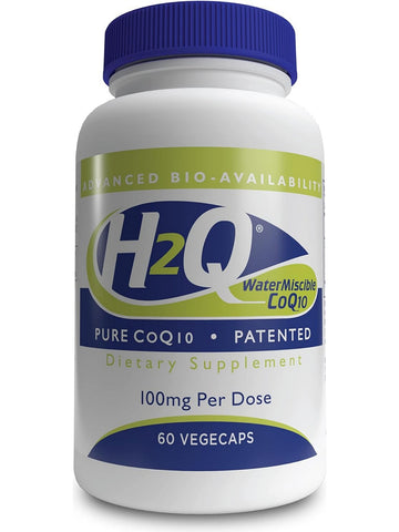 Health Thru Nutrition, H2Q Pure CoQ-10 100 mg, 60 VegeCaps