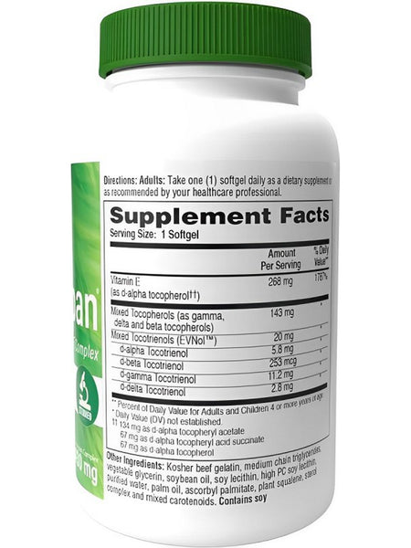 Health Thru Nutrition, Tocospan Natural Vitamin E Complex with EVNol, 60 Softgels