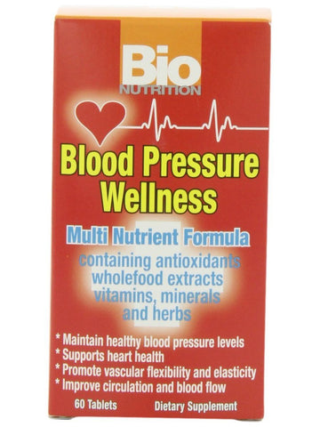 Bio Nutrition, Blood Pressure Wellness, 60 tabs
