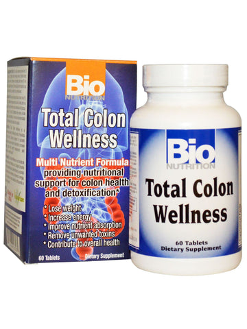 Bio Nutrition, Total Colon Wellness, 60 tabs