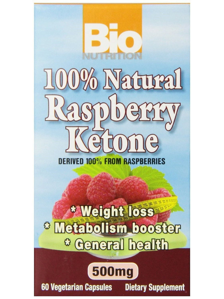Bio Nutrition, 100% Natural Raspberry Ketone, 60 vegicaps