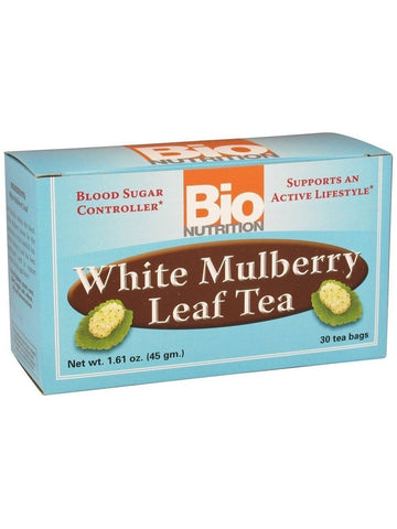 Bio Nutrition, Tea White Mulberry Leaf, 30 bags