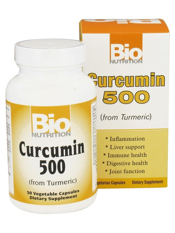 Bio Nutrition, Curcumin 500, 50 vegicaps