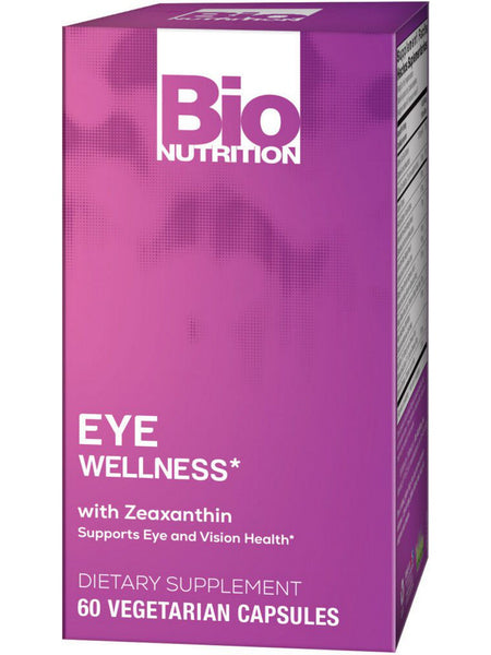 Bio Nutrition, Eye Wellness with Zeaxanthin, 60 Vegetable Capsules